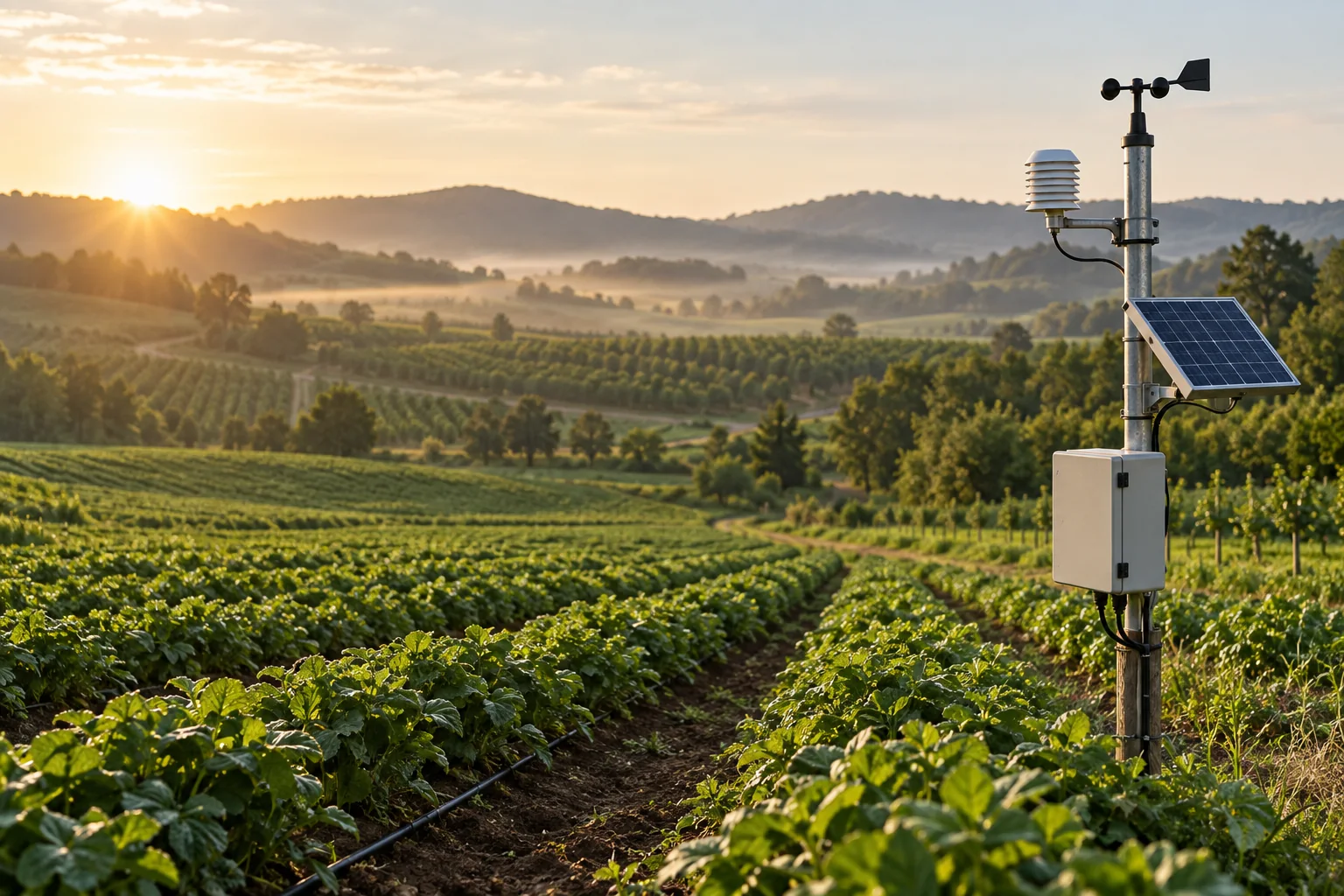 Farm environment and field monitoring equipment