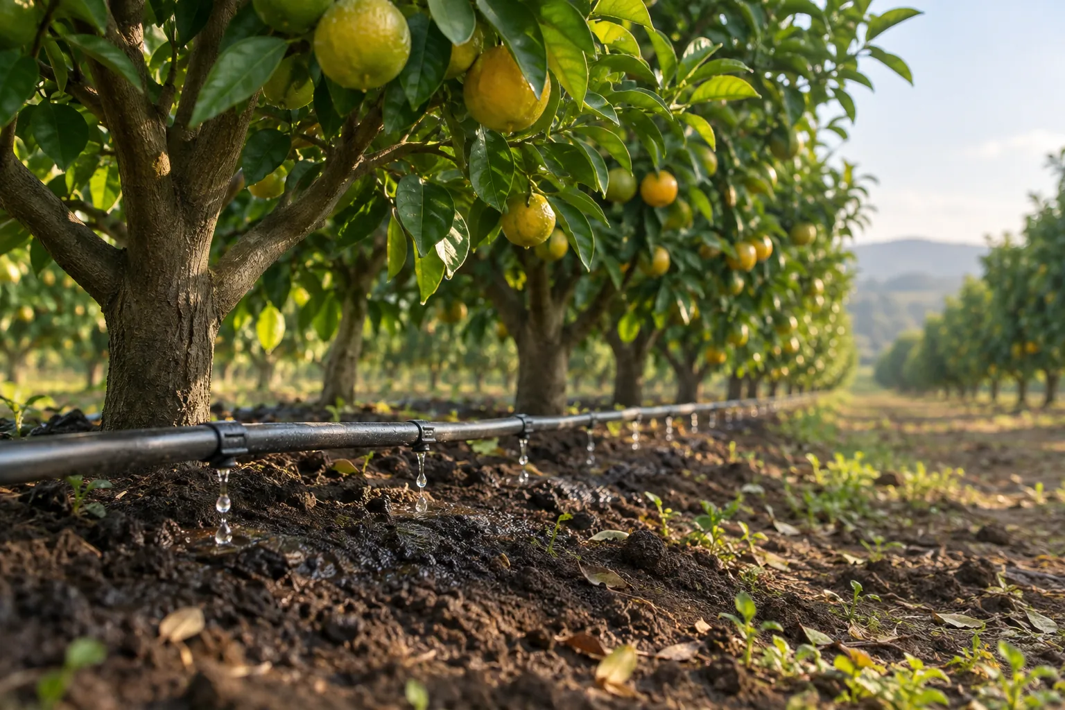 Orchard irrigation